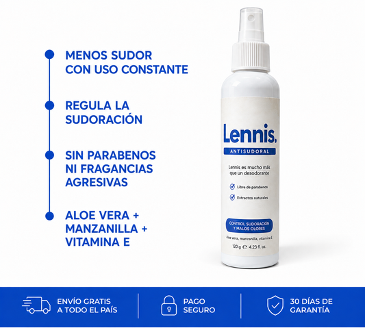 Lennis™ | Tratamiento contra el Sudor